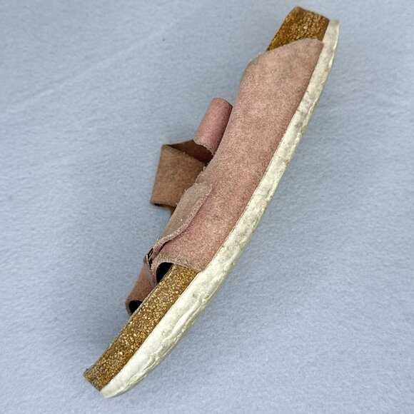Birkenstock Arizona Suede Leather Pink Sandals EU 39 US 8 8.5 Women Rose Gold - Picture 4 of 15